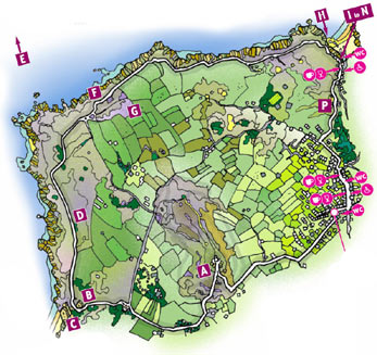Walk 2 Map - St Agnes Beacon