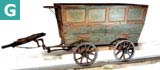 Passenger Wagon on display at Truro Museum